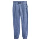 Girls 7-16 So&reg; Cozy Lace-up Jogger Pants, Size: 7-8, Blue (navy)