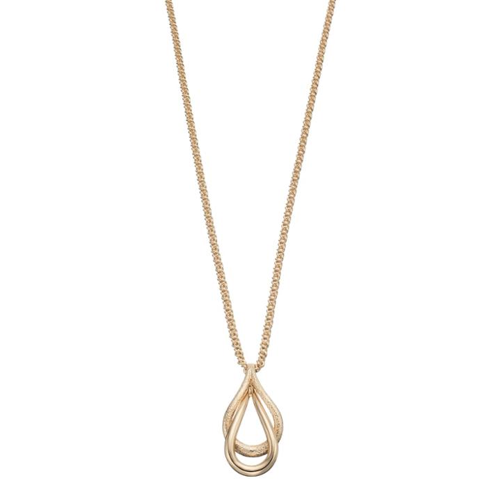 Dana Buchman Double Teardrop Pendant Necklace, Women's, Gold