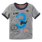 Boys 4-8 Carter's 3 Patched Applique Graphic Tee, Size: 7, Light Grey