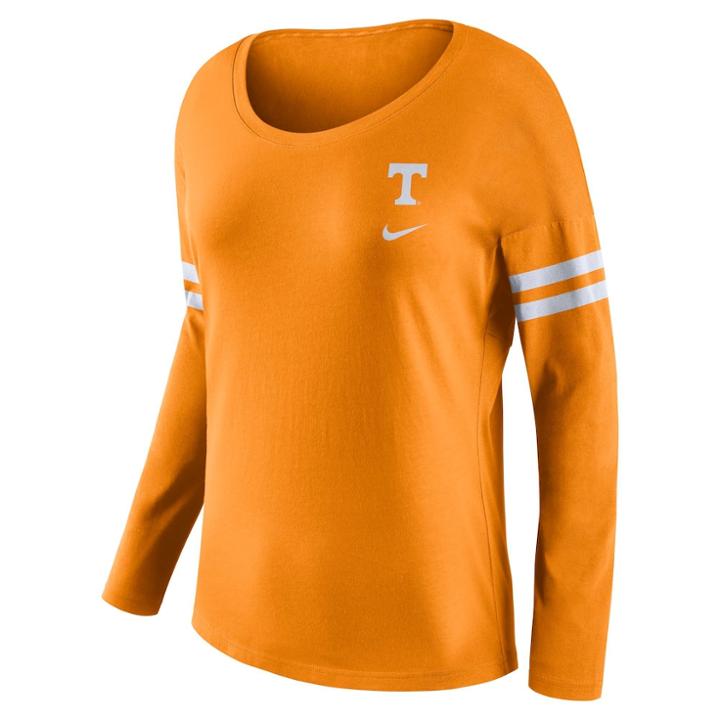 Women's Nike Tennessee Volunteers Tailgate Long-sleeve Tee, Size: Xl, Orange