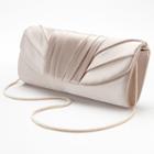 Gunne Sax By Jessica Mcclintock Pleated Clutch, Women's, Beig/green (beig/khaki)
