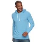 Men's Sonoma Goods For Life&trade; Classic-fit Flexwear Hoodie Tee, Size: Large, Med Blue