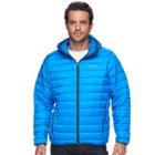 Men's Columbia Elm Ridge Hooded Puffer Jacket, Size: Large, Blue Other