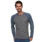 Men's Columbia Wildberry Classic-fit Colorblock Omni-wick Raglan Tee, Size: Medium, Grey (charcoal)