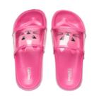 Girls 4-16 Kitty Cat Slide Sandals, Size: 1/2, Pink