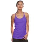Women's Nike Dri-fit Mesh Racerback Tank Top, Size: Xl, Purple Oth