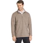 Big & Tall Van Heusen Classic-fit Sweater Fleece Quarter-zip Pullover, Men's, Size: 3xl Tall, Med Brown