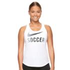 Women's Nike Graphic Soccer Tank, Size: Xl, White