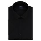 Men's Arrow Regular-fit Stretch Dress Shirt, Size: S 14-14.5, Deep Black