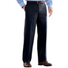 Big & Tall Croft & Barrow&reg; Easy-care Classic-fit Stretch Flat-front Pants, Men's, Size: 48x30, Blue