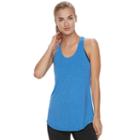 Women's Tek Gear&reg; Jersey Racerback Tank, Size: Large, Light Blue