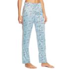 Women's Maidenform Pajamas: Snowbird Satin Pants, Size: Small, Light Blue