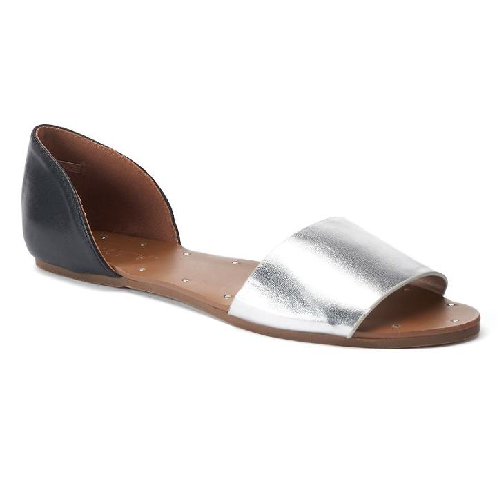 Nyla Lindsey Women's Two-piece Sandals, Girl's, Size: 7, Black
