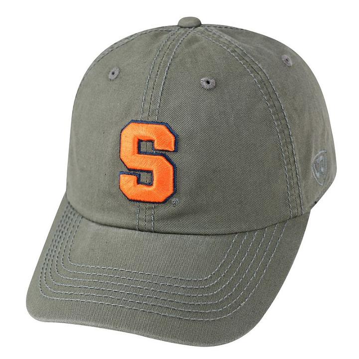 Adult Top Of The World Syracuse Orange Crew Adjustable Cap, Men's, Grey (charcoal)
