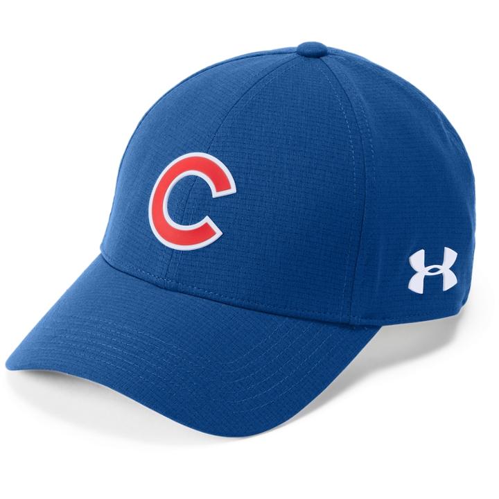 Men's Under Armour Chicago Cubs Driving Adjustable Cap, Blue