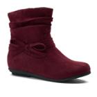 So&reg; Teresa Girls' Casual Boots, Size: 3, Dark Pink