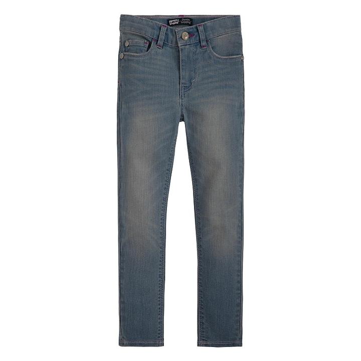 Girls 4-6x Levi's Sabrina Denim Leggings, Girl's, Size: 4, Light Blue