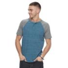 Men's Urban Pipeline&reg; Ultimate Baseball Henley, Size: Small, Dark Blue