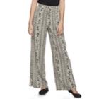 Juniors' Joe B Tie-front Palazzo Pants, Teens, Size: Xl, White