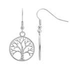 Apt. 9&reg; Nickel Free Tree Of Life Drop Earrings, Women's, Silver