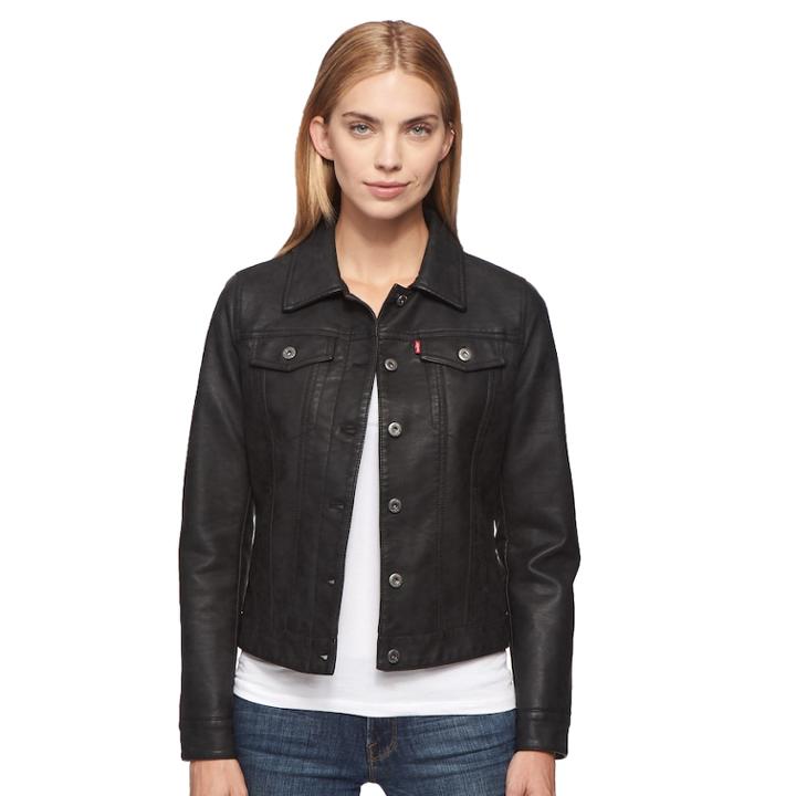 Women's Levi's Classic Trucker Jacket, Size: Medium, Black