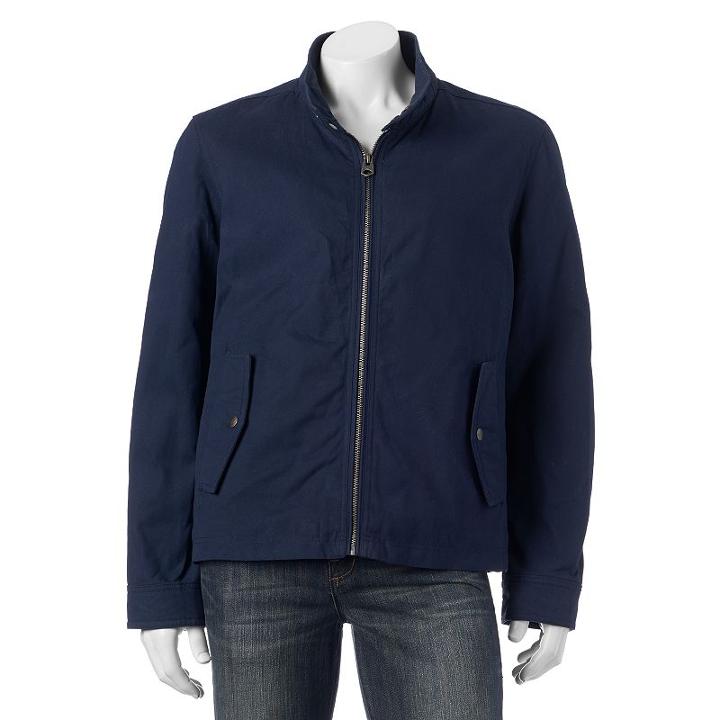 Men's Dockers Bomber Jacket, Size: Large, Blue (navy)