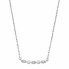 Lc Lauren Conrad 10k White Gold Diamond Accent Necklace, Women's, Size: 17