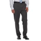 Men's Chaps Performance Series Classic-fit Stretch Suit Pants, Size: 38x32, Grey