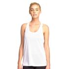 Women's Colosseum Nightsail Racerback Yoga Tank, Size: Xl, White