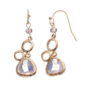 Loli Bijoux Breast Cancer Awareness Pink Teardrop Earrings, Women's