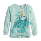 Disney's Cinderella Girls 4-10 Sequin Sweatshirt By Jumping Beans&reg;, Size: 7, Light Blue