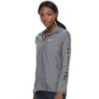 Women's Nike Essential Hooded Running Jacket, Size: Medium, Med Grey
