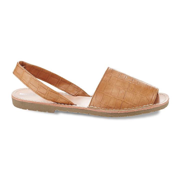 Henry Ferrera La Best Women's Slingback Sandals, Size: 7, Beig/green (beig/khaki)
