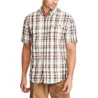 Men's Chaps Classic-fit Outdoor Performance Button-down Shirt, Size: Xl, Orange