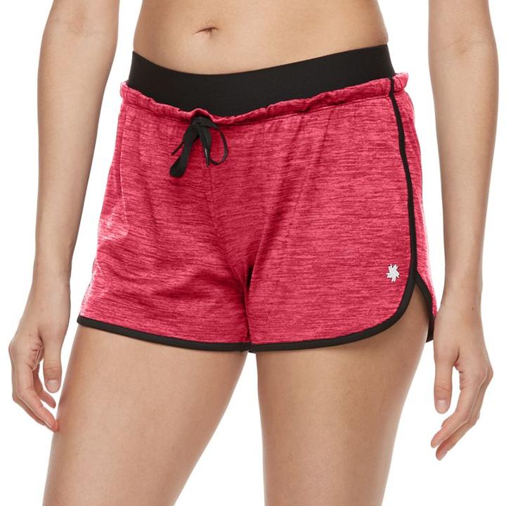 Women's Tek Gear&reg; Exposed Elastic Shorts, Size: Large, Brt Pink