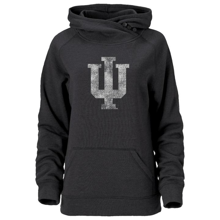 Women's Indiana Hoosiers Redux Hoodie, Size: Large, Oxford