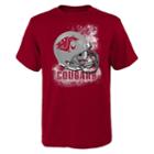 Boys 8-20 Washington State Cougars Helmet Tee, Boy's, Size: S(8), Red