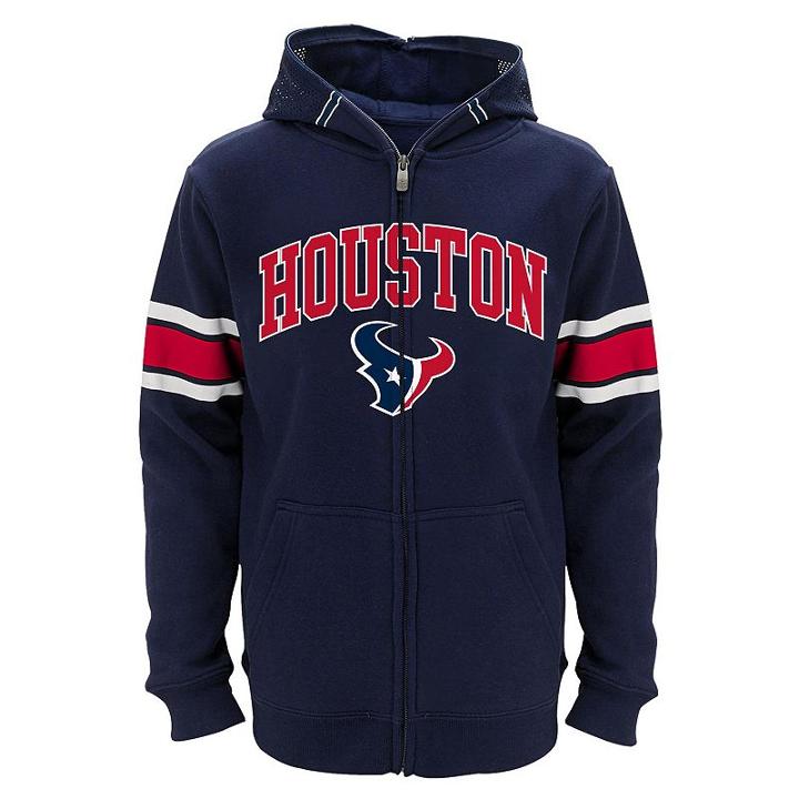 Boys 8-20 Houston Texans Helmet Hoodie, Boy's, Size: Xl(18/20), Blue (navy)