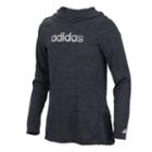 Girls 7-16 Adidas Climalite Space-dye Melange Hoodie, Size: Medium, Oxford