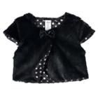 Disney's Minnie Mouse Girls 4-7 Cropped Faux-fur Bolero Jacket By Jumping Beans&reg;, Girl's, Size: 5, Black