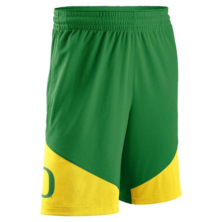 Men's Nike Oregon Ducks New Classic Dri-fit Shorts, Size: Large, Green