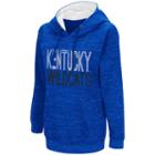 Women's Campus Heritage Kentucky Wildcats Throw-back Pullover Hoodie, Size: Large, Dark Blue