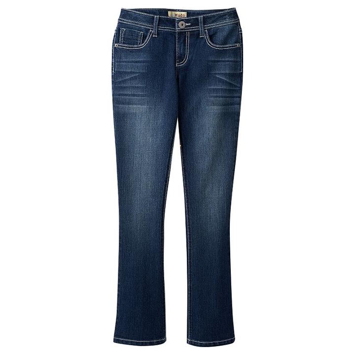 Girls 7-16 Mudd&reg; Skinny Bootcut Jeans, Girl's, Size: 14, Blue