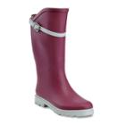 Henry Ferrera Nuface Women's Water-resistant Two-tone Rain Boots, Size: 8, Red