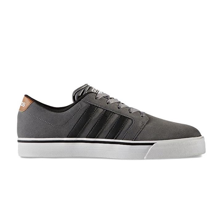 Adidas Neo Cloudfoam Super Skate Men's Skate Shoes, Size: 11.5, Dark Grey