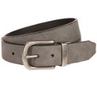 Men's Bill Adler Reversible Flat-strap Belt, Size: 34, Grey