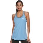 Women's Nike Dri-fit Mesh Racerback Tank Top, Size: Small, Blue Other