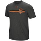 Men's Under Armour San Francisco Giants Stripe Graphic Tee, Size: Large, Dark Grey