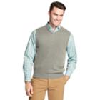 Men's Izod Premium Essentials Classic-fit Wool-blend Sweater Vest, Size: Xxl, Light Grey