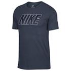 Men's Nike Block Tee, Size: Small, Blue